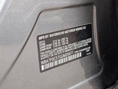2016 BMW 7 Series 750i