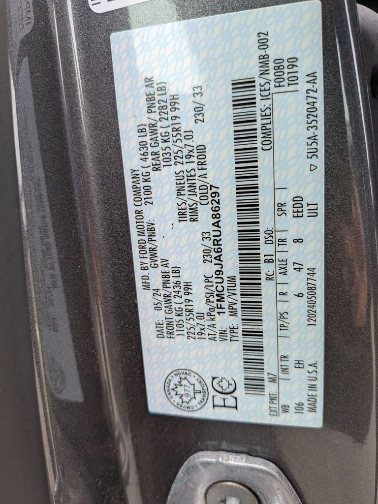 2024 Ford Escape Platinum